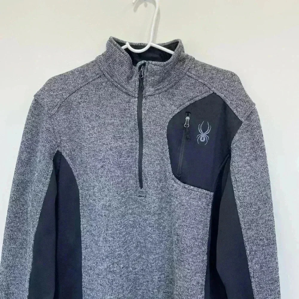 Spyder Boys’ Endure Stryke Knit  Jacket Grey Size‎ L